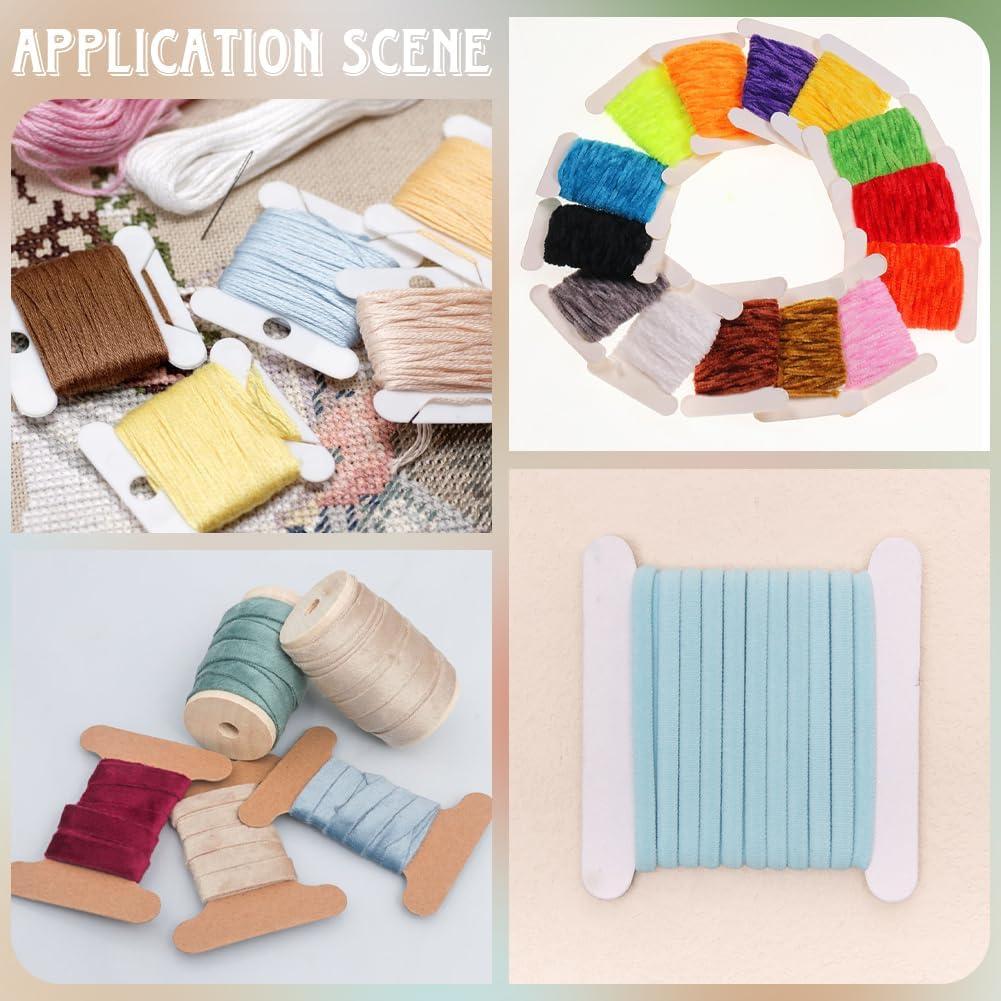 40 Tarjetas de Cartón para Hilo de Bordado CABODYALS 8.5x11.7cm