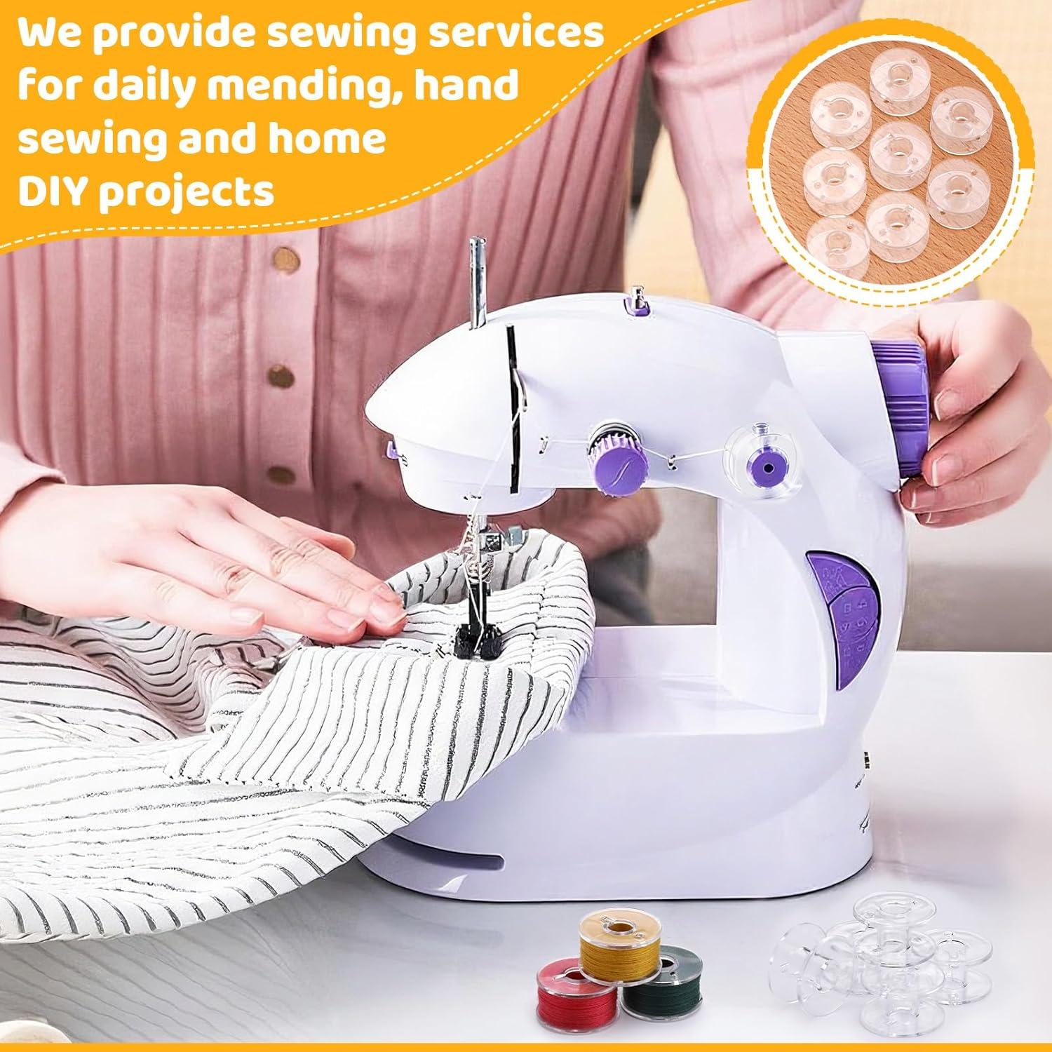 Bobinas de Plástico LOKUNN 25 Pcs para Máquina de Coser