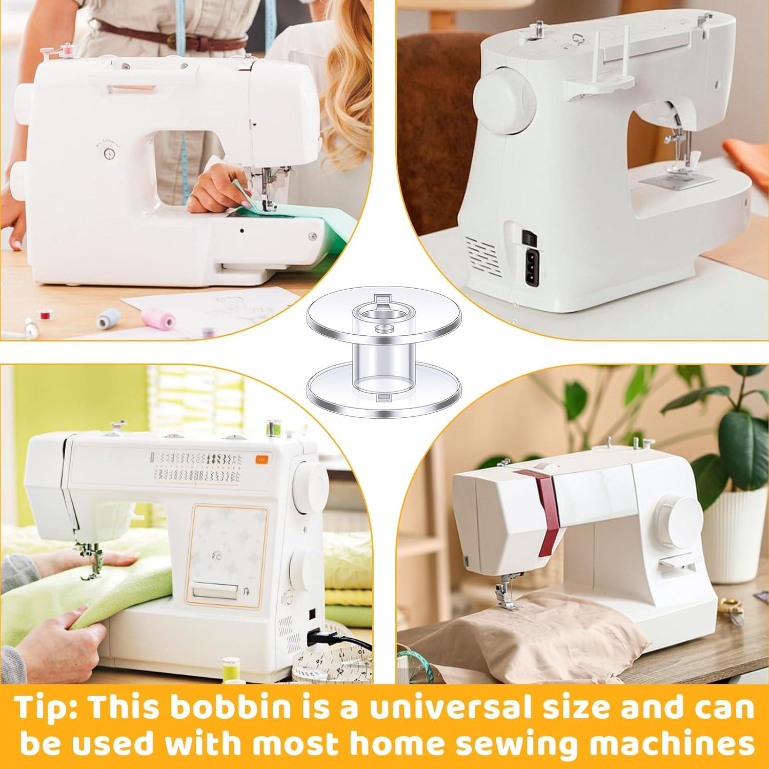 Bobinas de Plástico LOKUNN 25 Pcs para Máquina de Coser