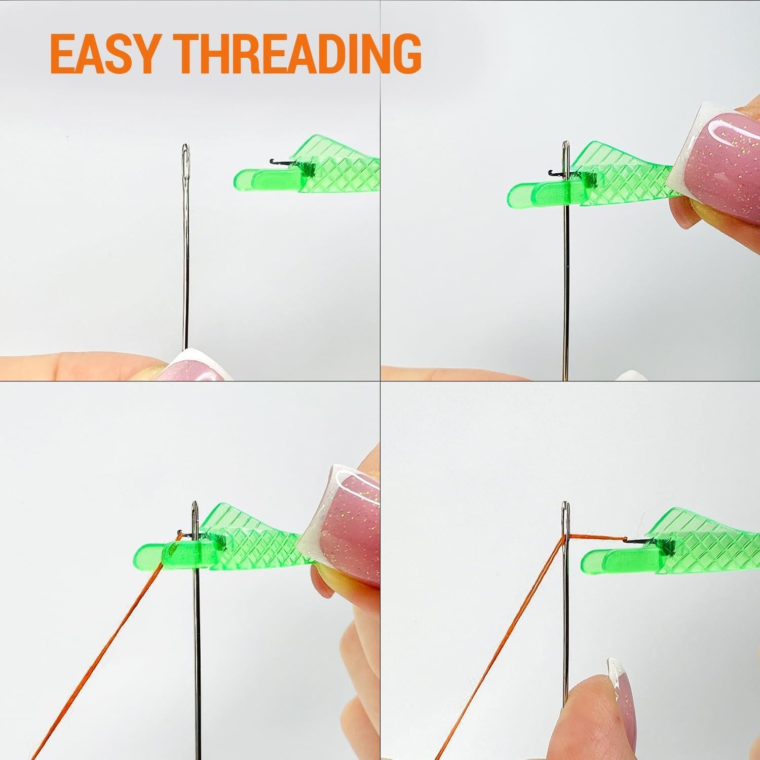 Juego de Enhebradores de Agujas VONEEDL 30 Pcs Tipo Pez