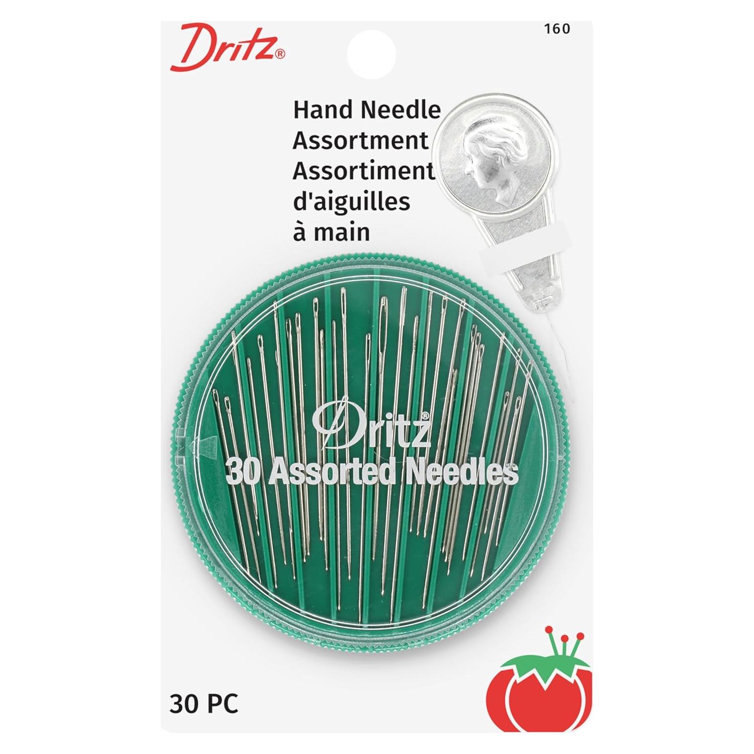 Agujas de Mano Dritz 160 con Enhebrador - 30 Piezas Variadas