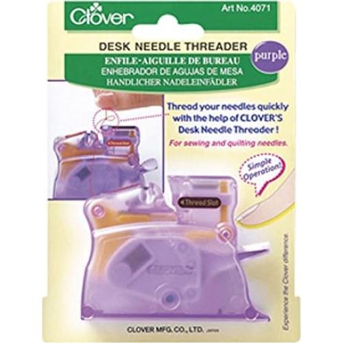 Enhebrador de Agujas de Escritorio Clover 4073 Rosa