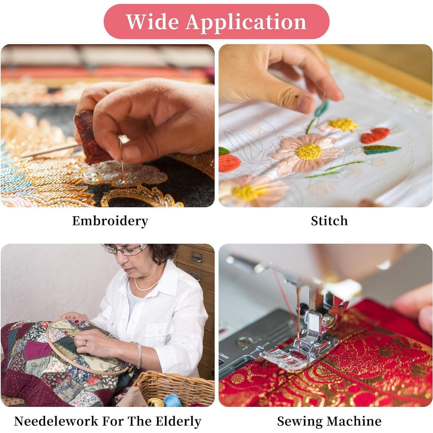 Kit de 12 Enhebradores Automáticos de Agujas KCYUOWQ