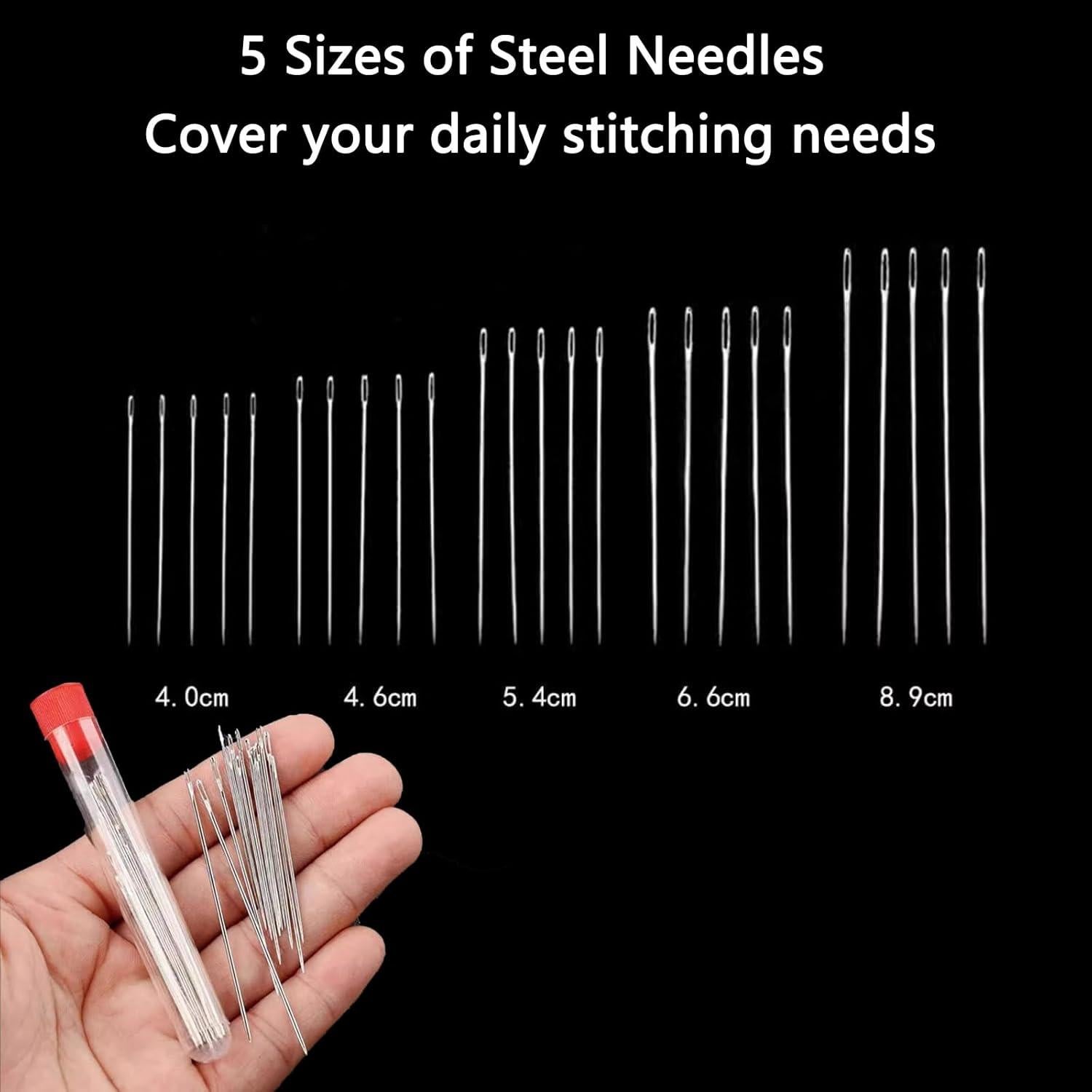 Kit de Costura 37 Piezas Cyhdddr con Agujas y Hilos