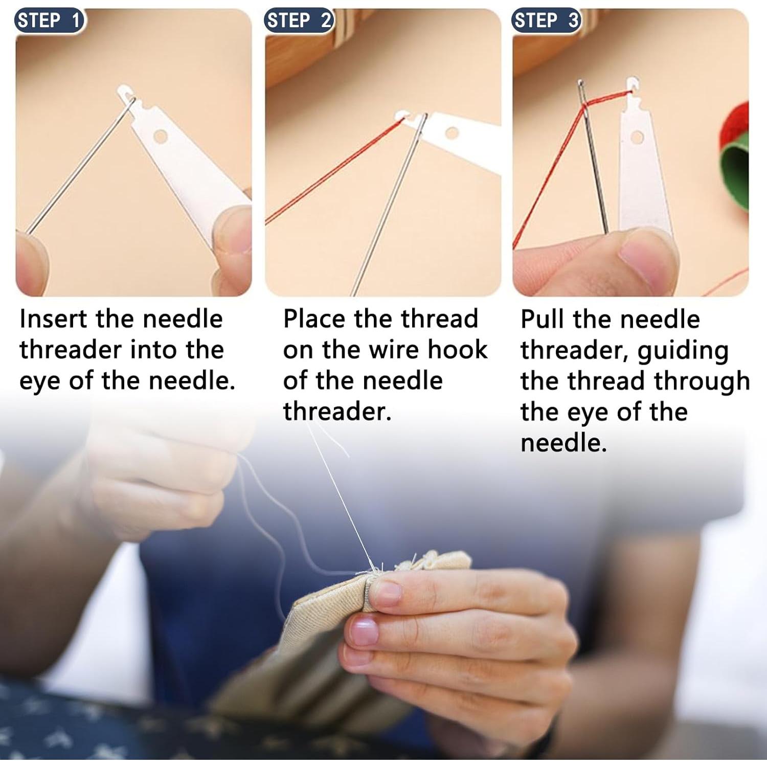 Kit de Costura 37 Piezas Cyhdddr con Agujas y Hilos