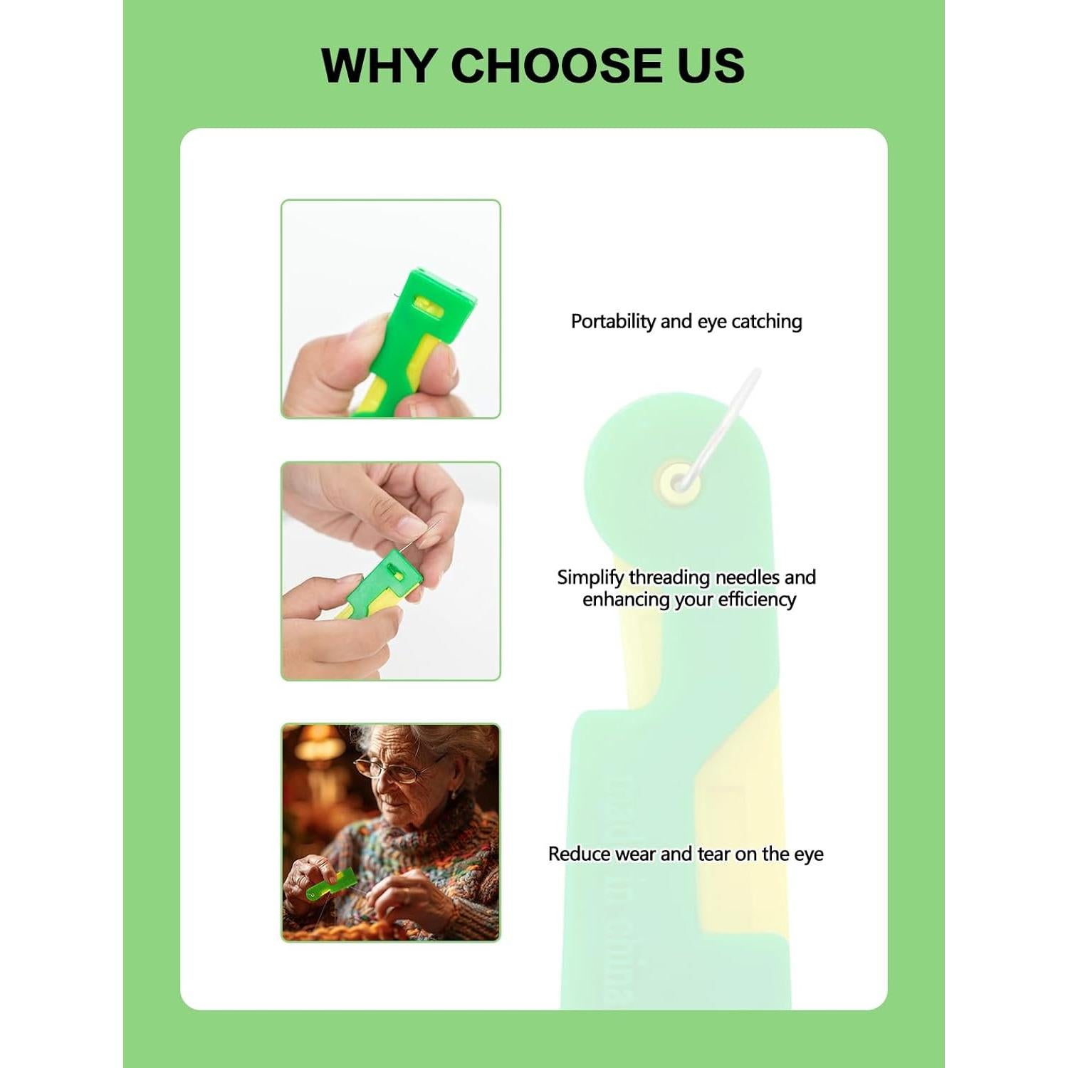 Enhebrador Automático de Agujas Eoglirie - 4 Unidades