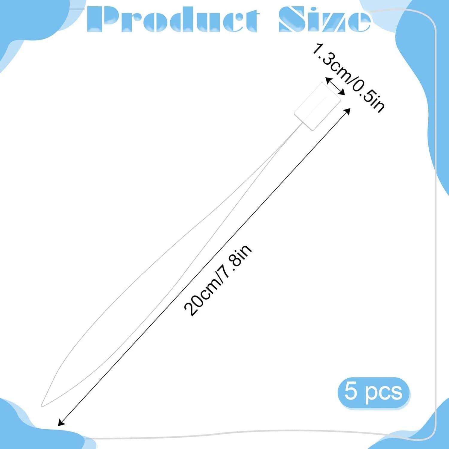 5 Agujas Enhebradoras Styquenzer 17cm para Costura a Mano