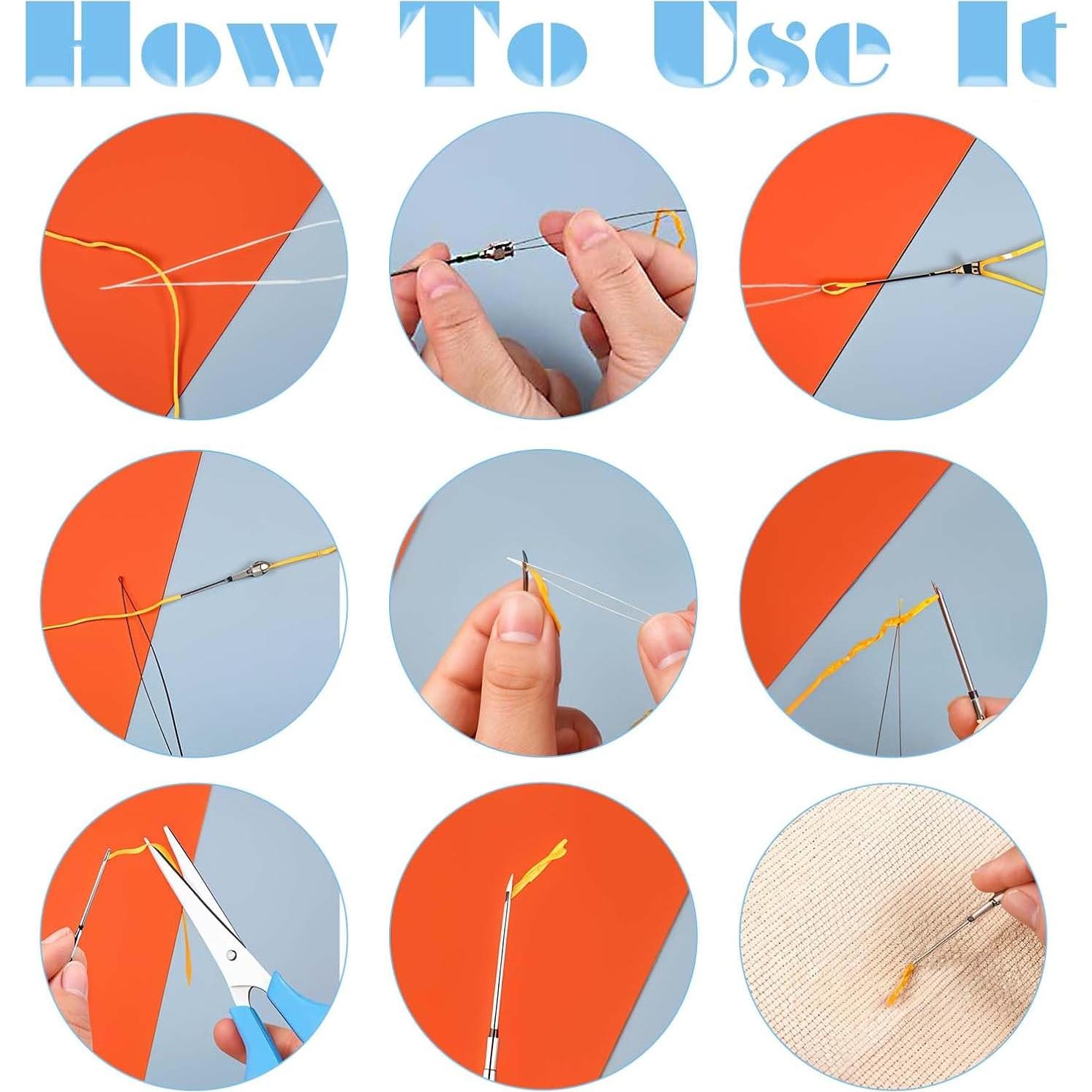 5 Agujas Enhebradoras Styquenzer 17cm para Costura a Mano