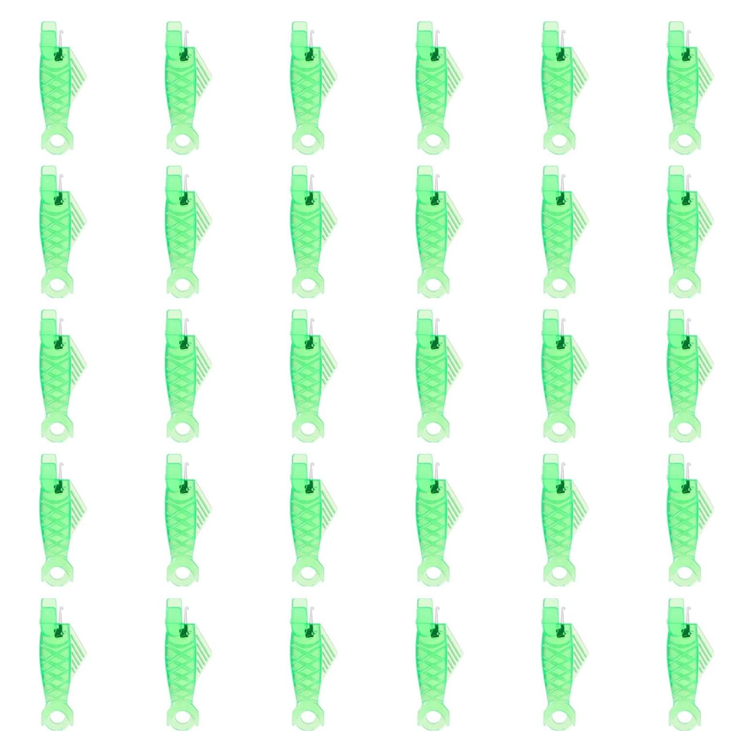 30 Enhebradores de Agujas Automáticos XIHIRCD Verde