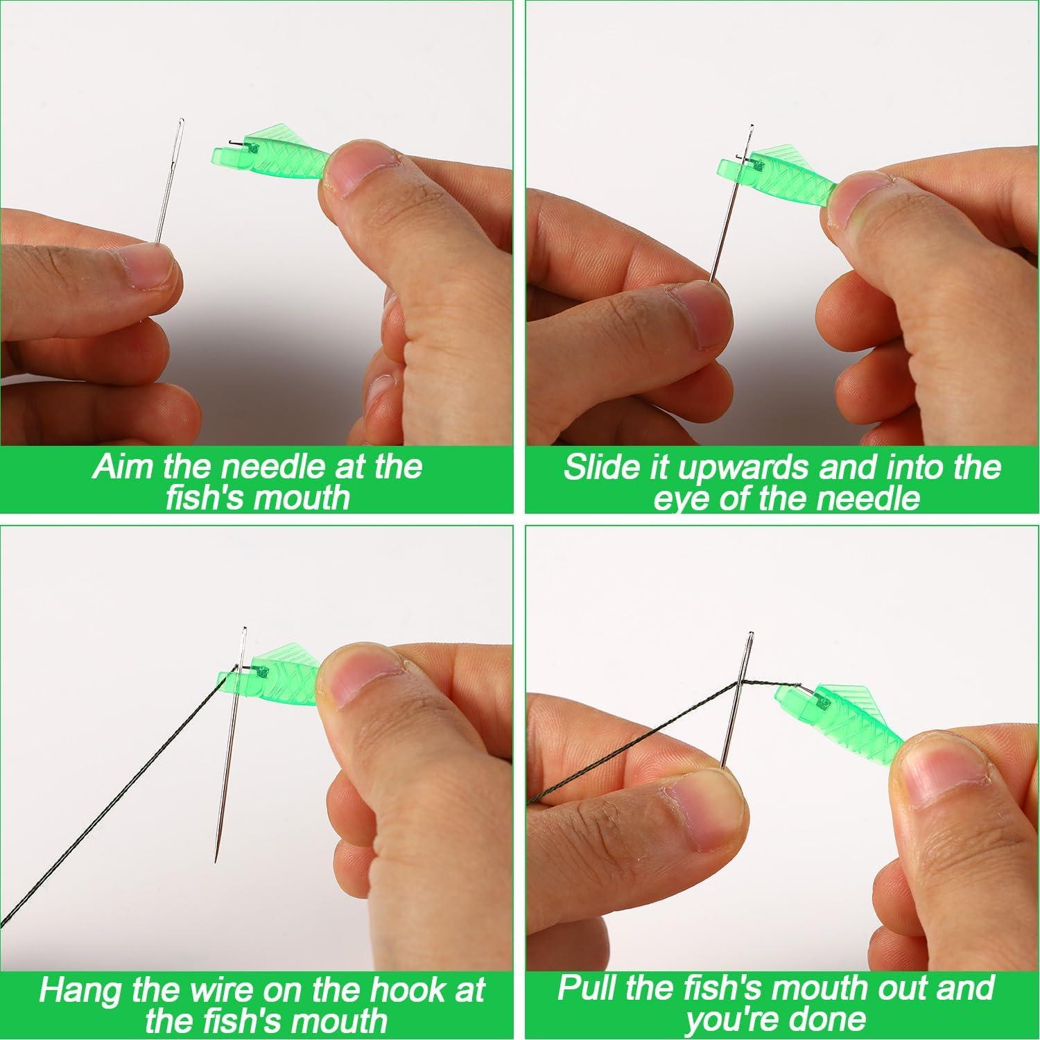 30 Enhebradores de Agujas Automáticos XIHIRCD Verde