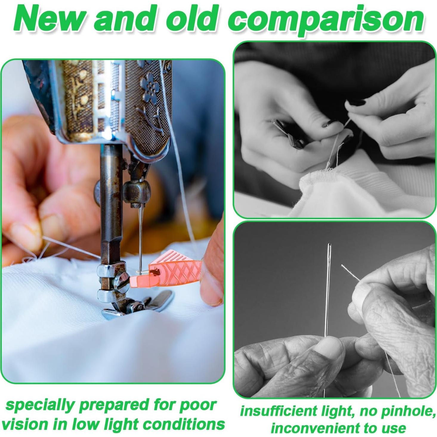 30 Enhebradores de Agujas Automáticos XIHIRCD Verde