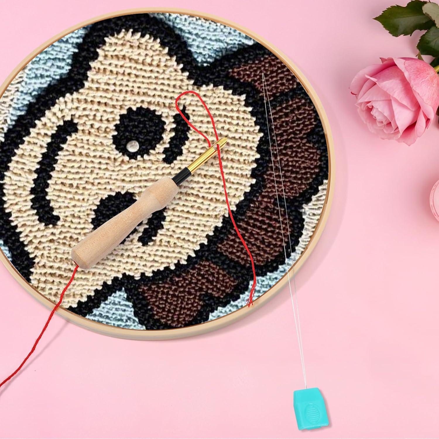 5 Enhebradores de Aguja de Punch YQQYG 20 cm Bordado Manual