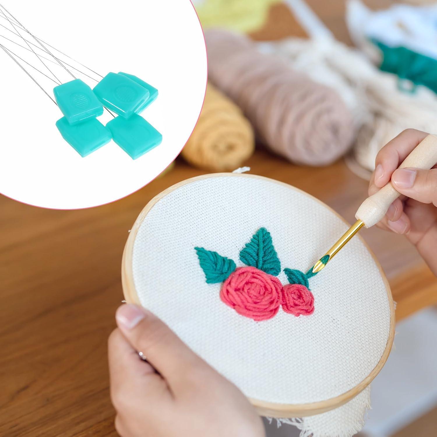 5 Enhebradores de Aguja de Punch YQQYG 20 cm Bordado Manual