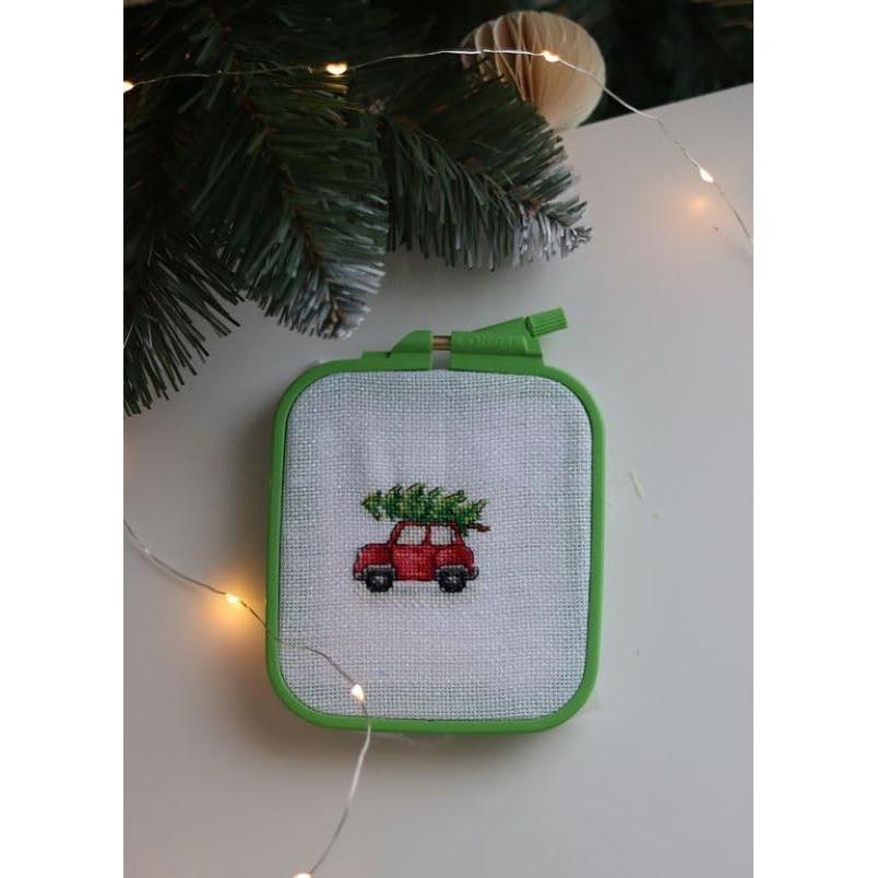 Aros de Bordado Plásticos Nurge 5Pcs Cuadrados Pequeños