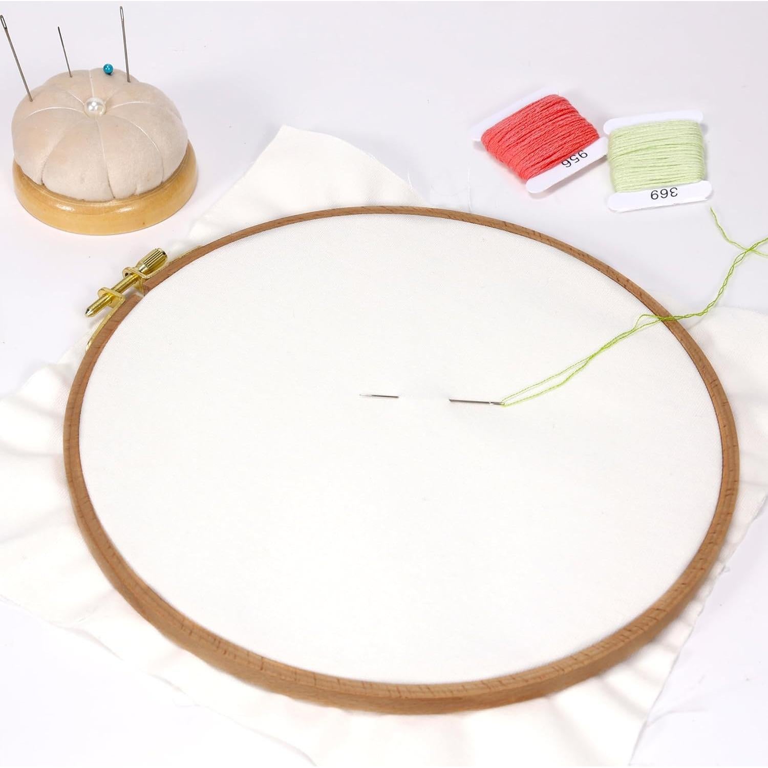 Conjunto de 3 Aros de Bordado de Madera Caydo 4-6 Pulgadas