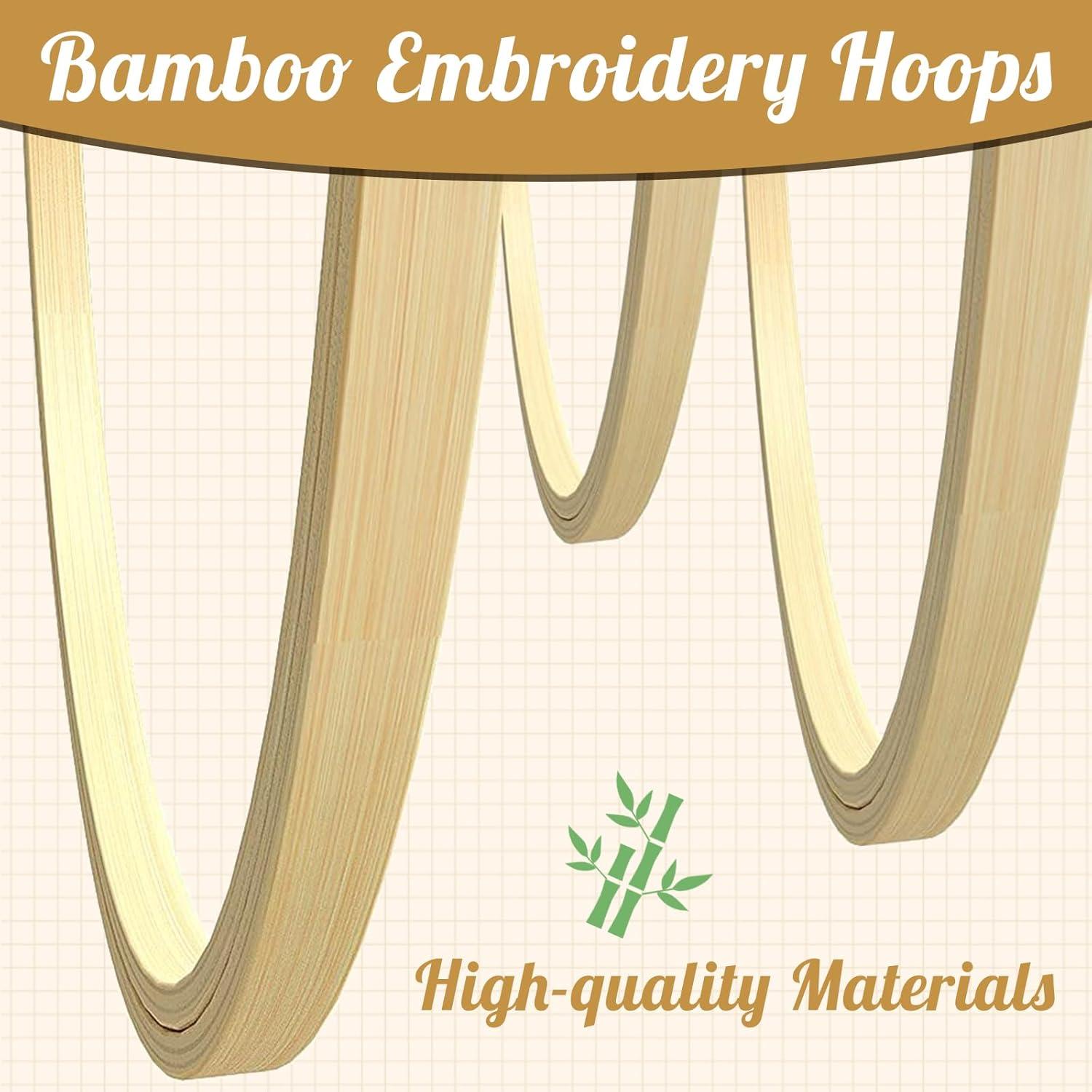 Juego de Aros de Bordado SHENGYIYISHENG 3 Pcs 15-25 cm