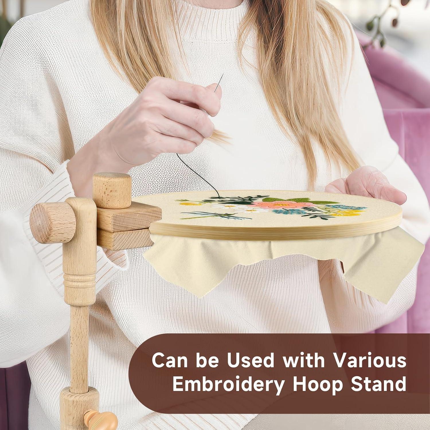 Set de 5 Aros de Bordado de Bambú embhand - 10.2 a 25.4 cm