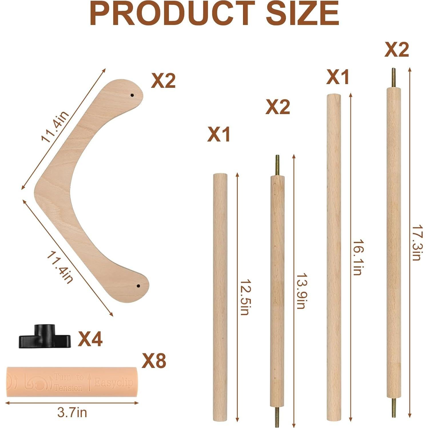 Soporte de Mesa para Bordado Embhand LEHS Ajustable 31.75-40.89 cm