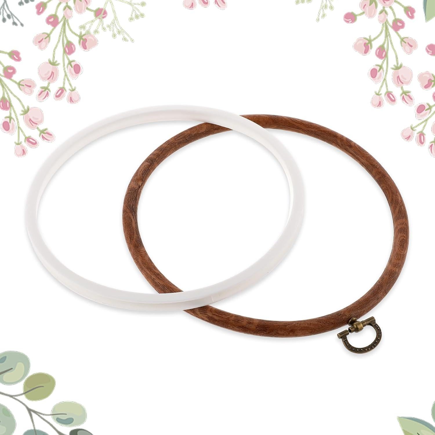 Aros de Bordado DIVINA VITAE 2 Piezas 15.24 cm Plástico