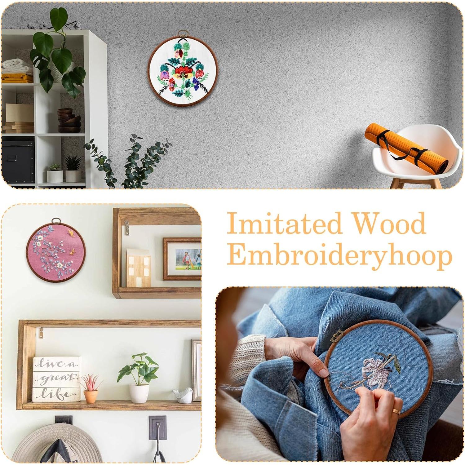 Aros de Bordado DIVINA VITAE 2 Piezas 15.24 cm Plástico