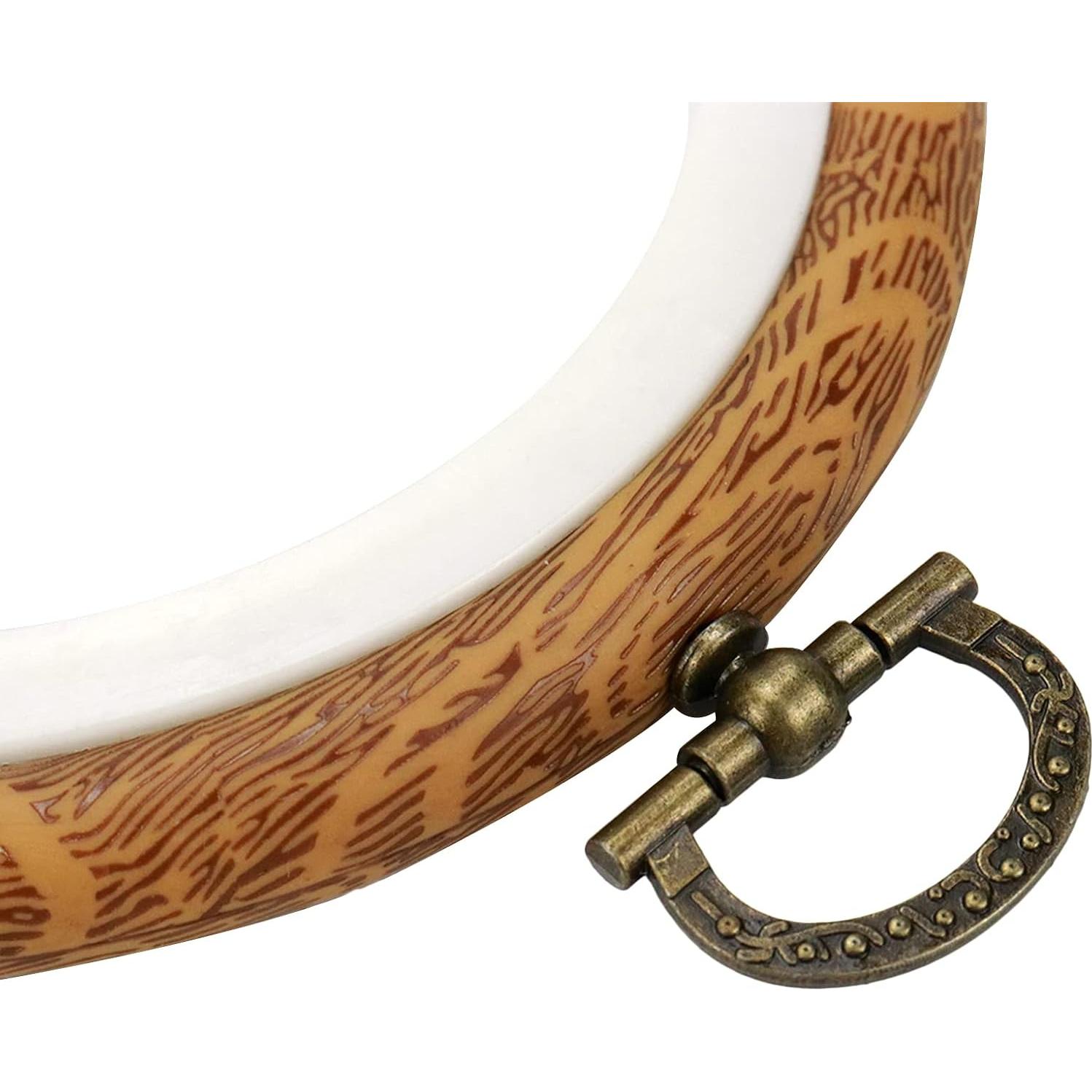 Juego de Aros de Bordado Ovalados Mcredy 4 PCS 15.24x11.99 cm