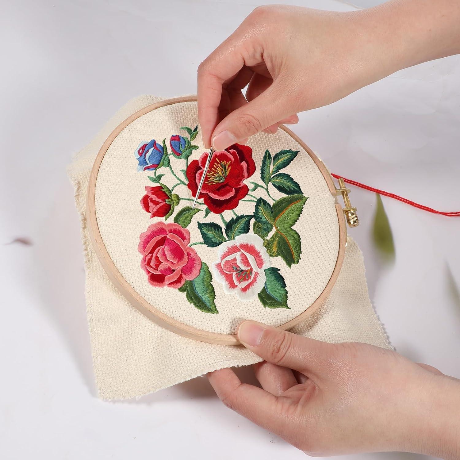 Paquete de 2 Aros de Bordado de 16.5 cm EupHHonycs