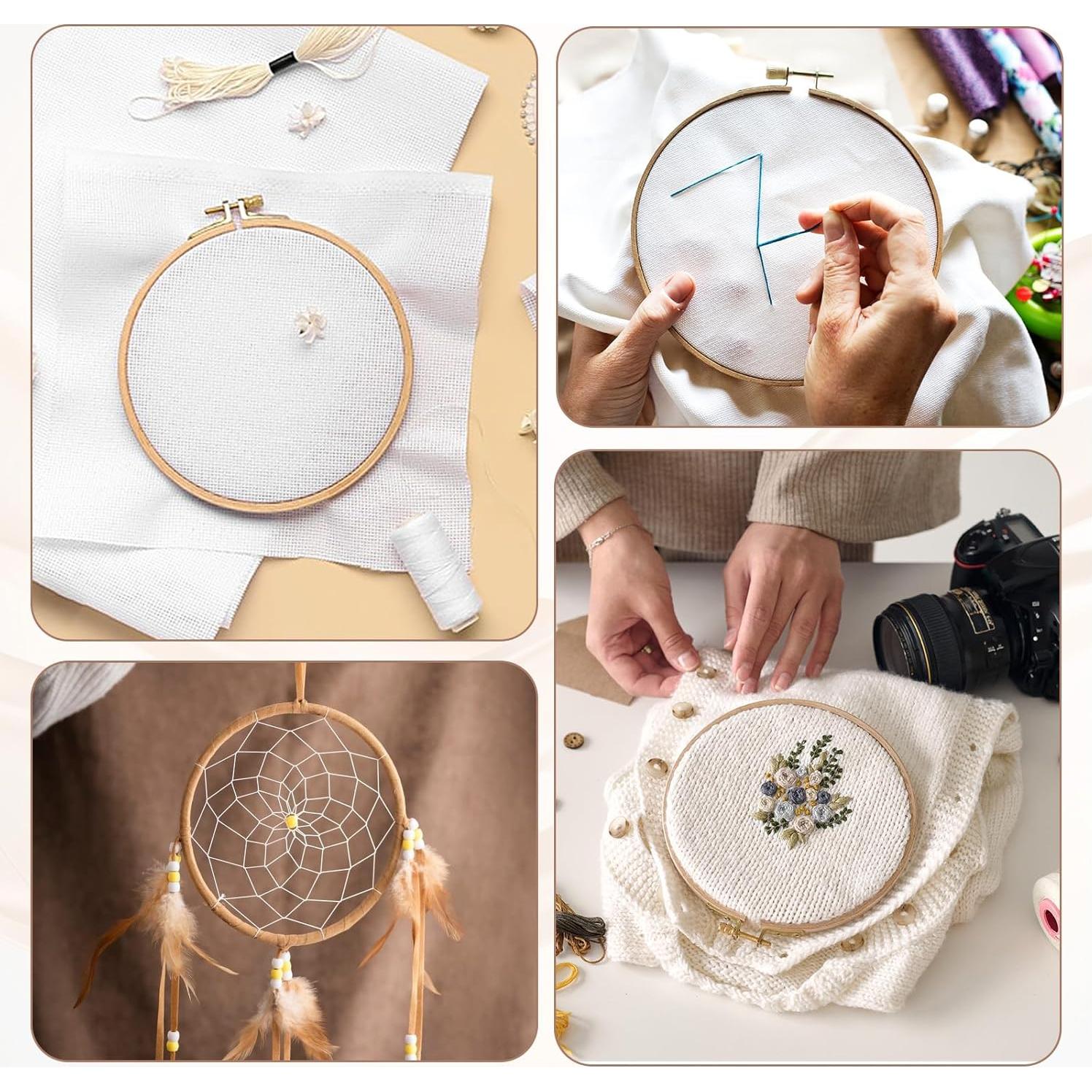 Paquete de 2 Aros de Bordado de 16.5 cm EupHHonycs