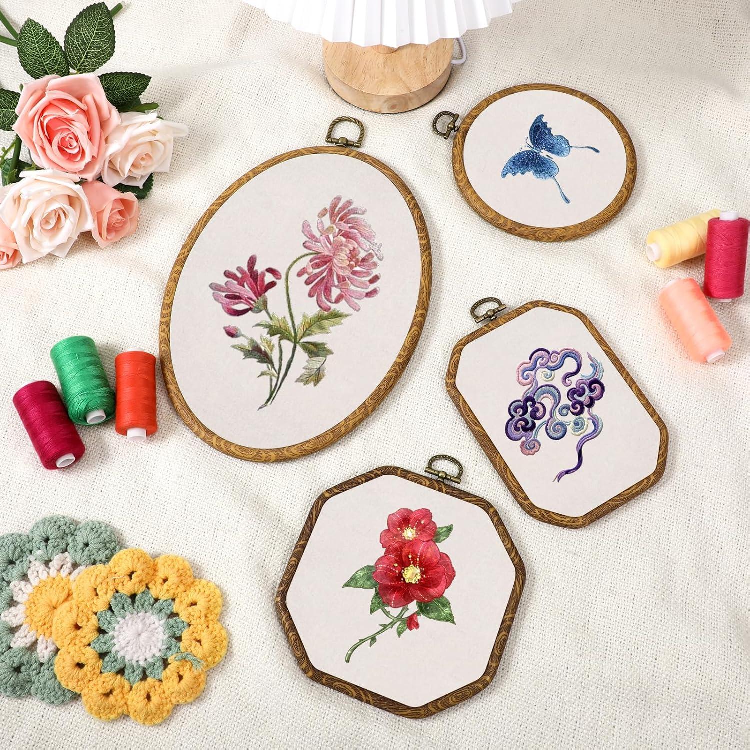 Conjunto de Aros de Bordado Simarro 9 Pcs Variados