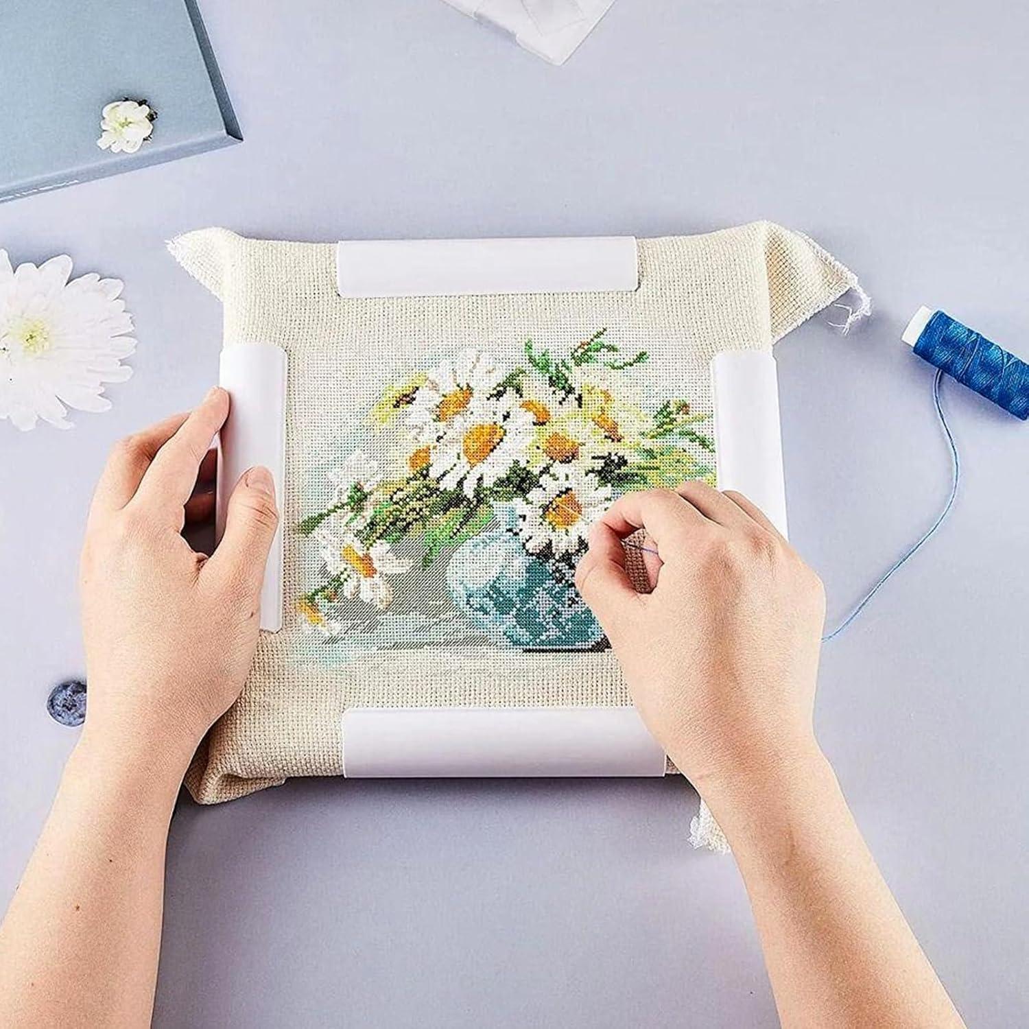 Aros de Bordado Cuadrados LOYORTY - 3 Piezas 15.2-27.9cm