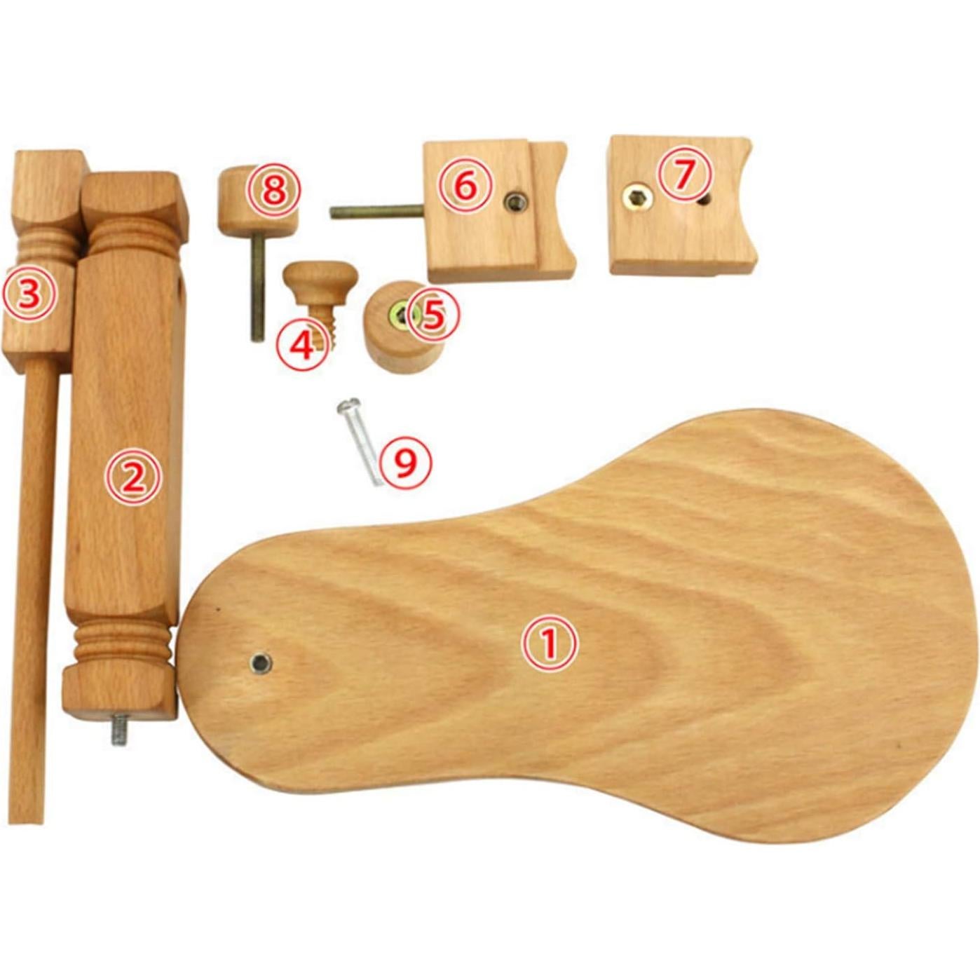 Soporte de Bordado Giratorio TAPBULL de Madera Ajustable