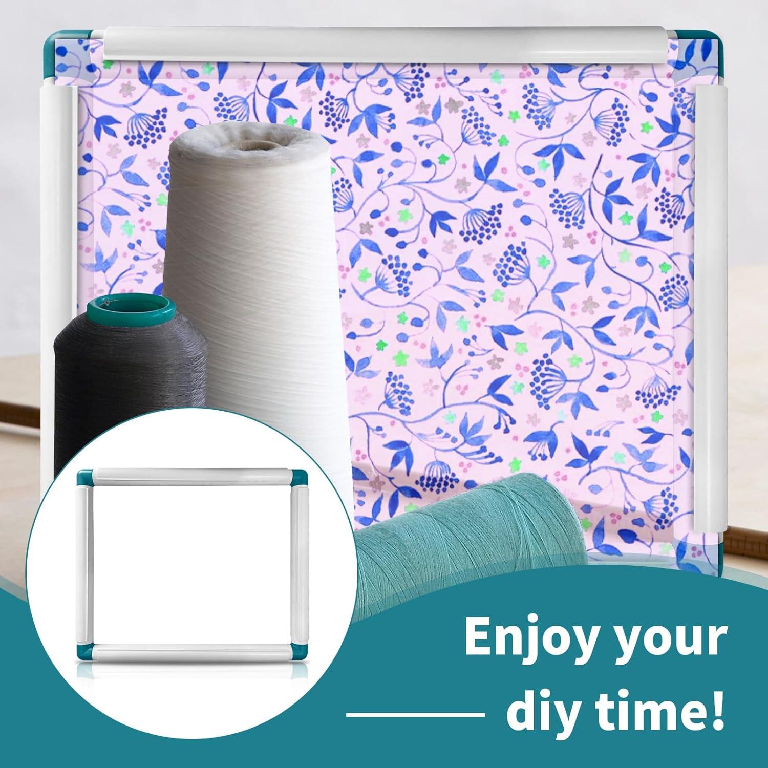 Paquete de 2 Aros de Bordado Cuadrados GLSJA 23x28 y 28x38 cm