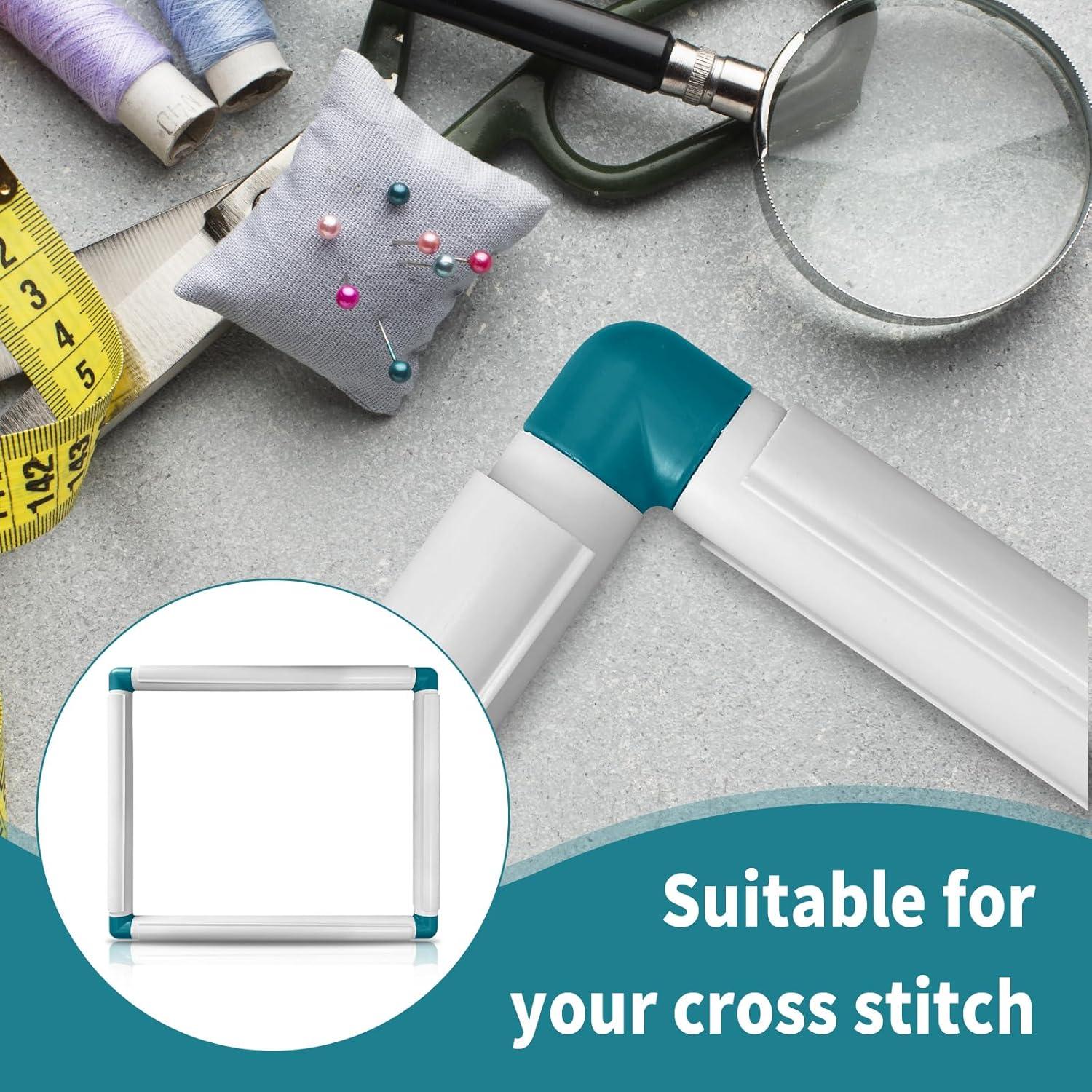 Paquete de 2 Aros de Bordado Cuadrados GLSJA 23x28 y 28x38 cm