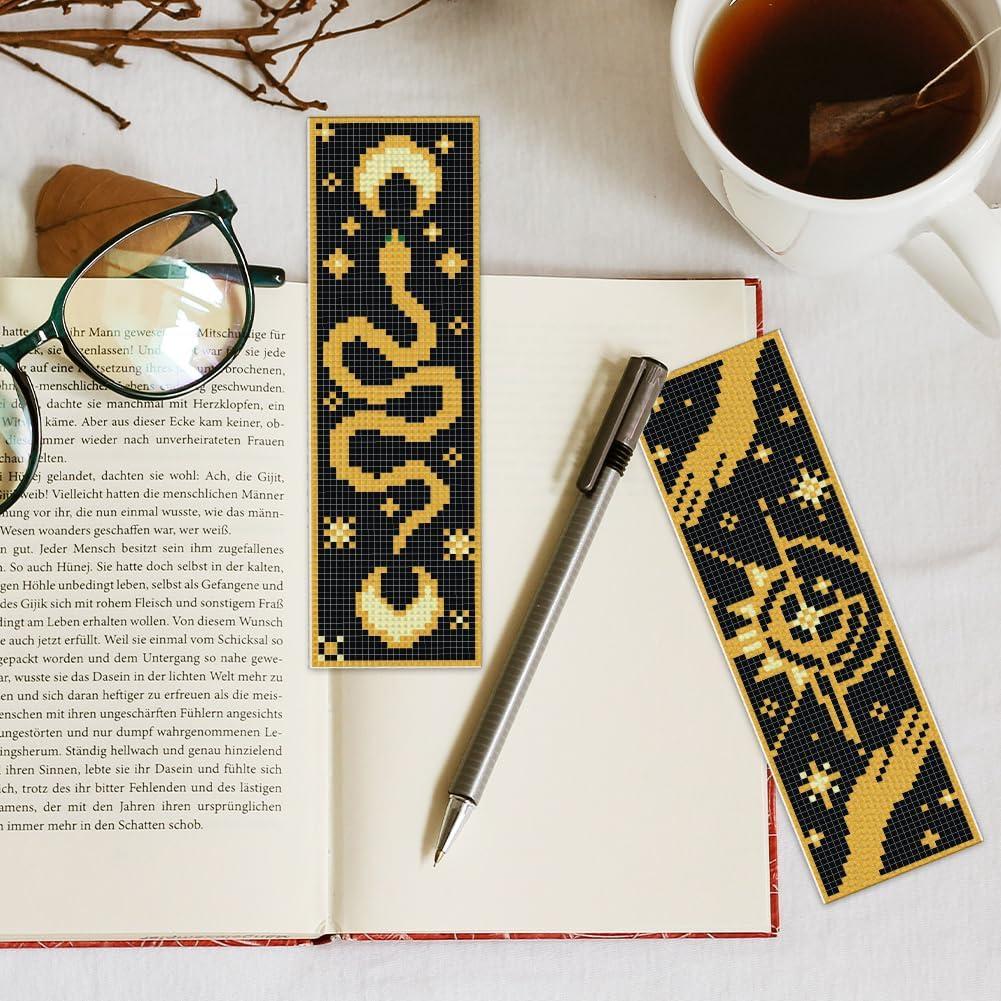 Kit de Marcadores de Punto de Cruz INFUNLY Sol Luna 6 Piezas