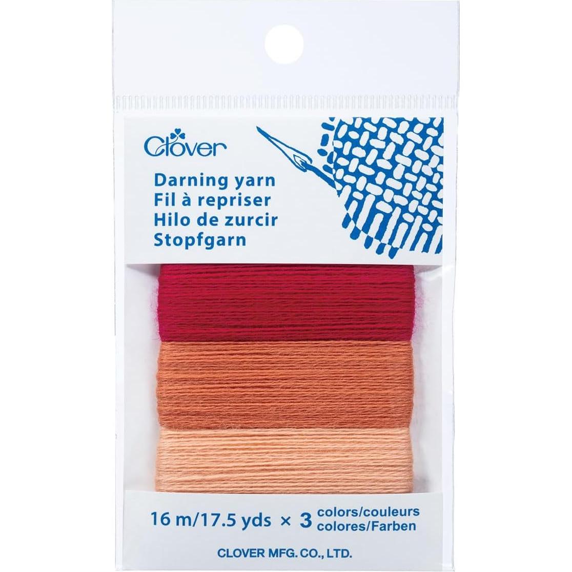 Hilo de Remendar Clover Rosa 160cm 50% Lana 50% Acrílico