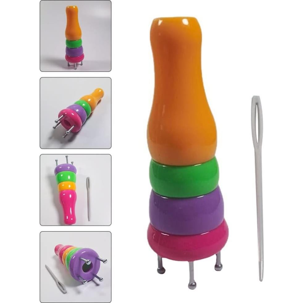 Tejedor Francés de Madera Sewroro para Joyas y Manualidades