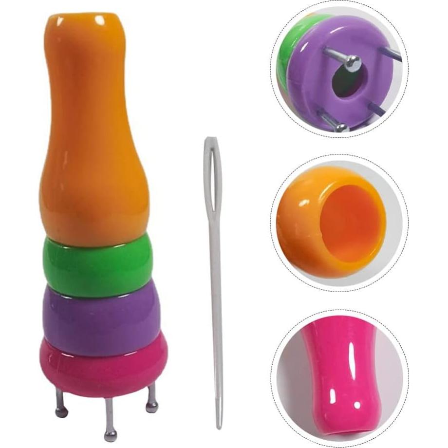 Tejedor Francés de Madera Sewroro para Joyas y Manualidades