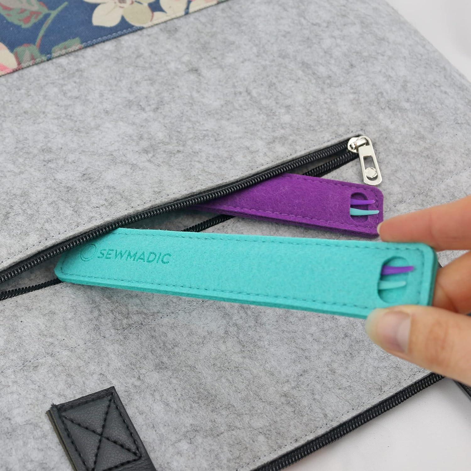 Thang Púrpura y Verde para Costura Sewmadic - 4 Piezas