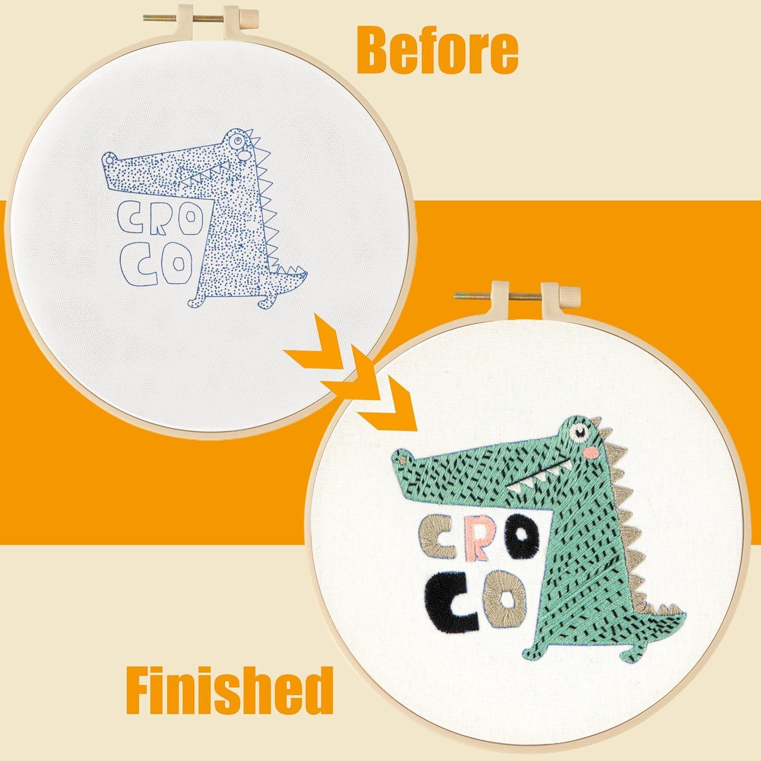 Kit de Bordado Culberta para Principiantes con Tutoriales HD