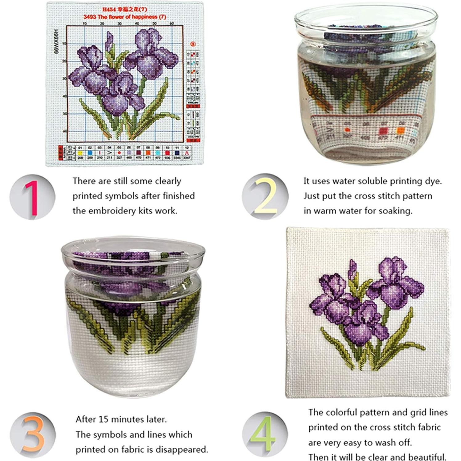 Kit de Bordado de Cruce Funchey 45.72x45.72 cm para Principiantes