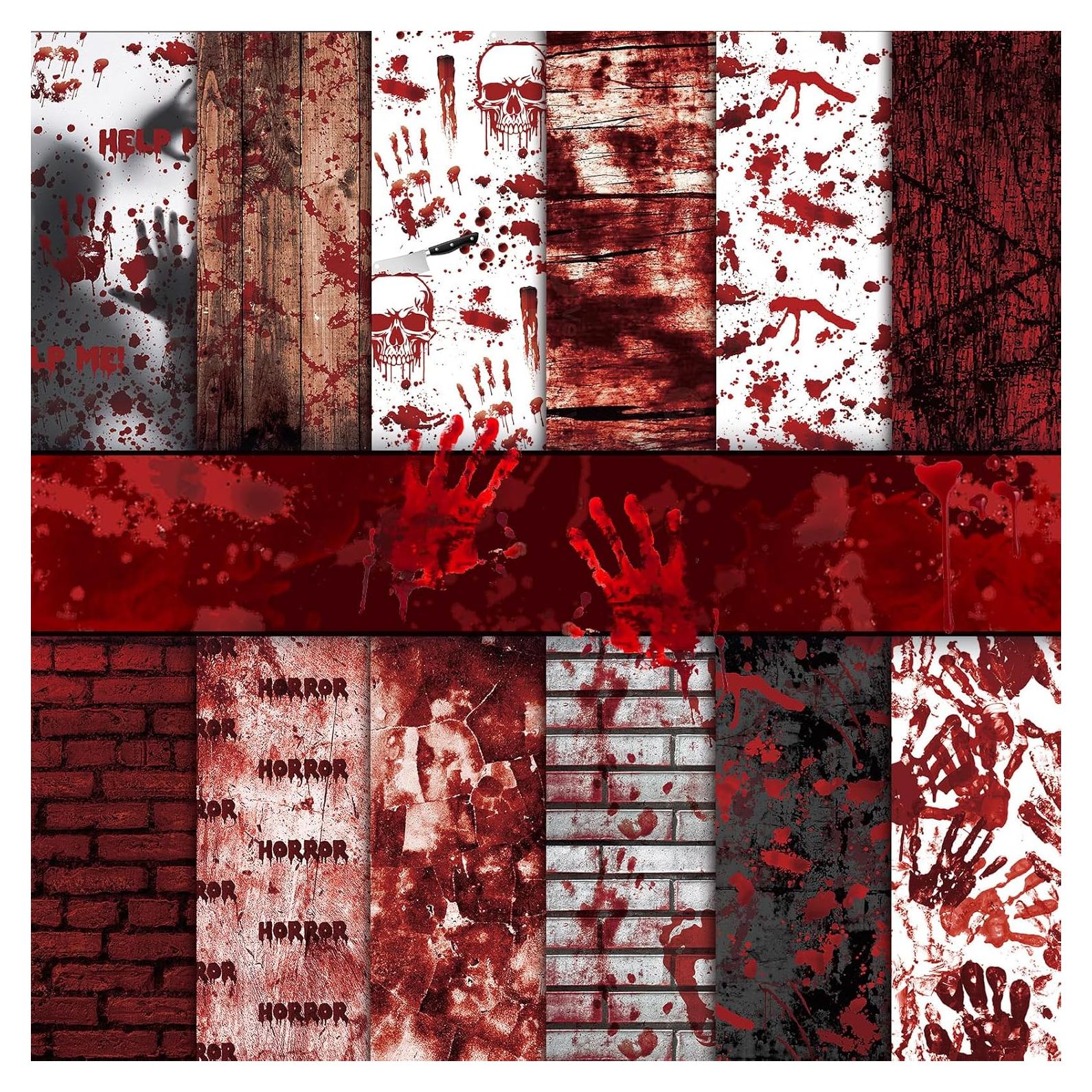 Papel de Scrapbook Halloween Konsait 30x30cm Doble Cara 24 Hojas