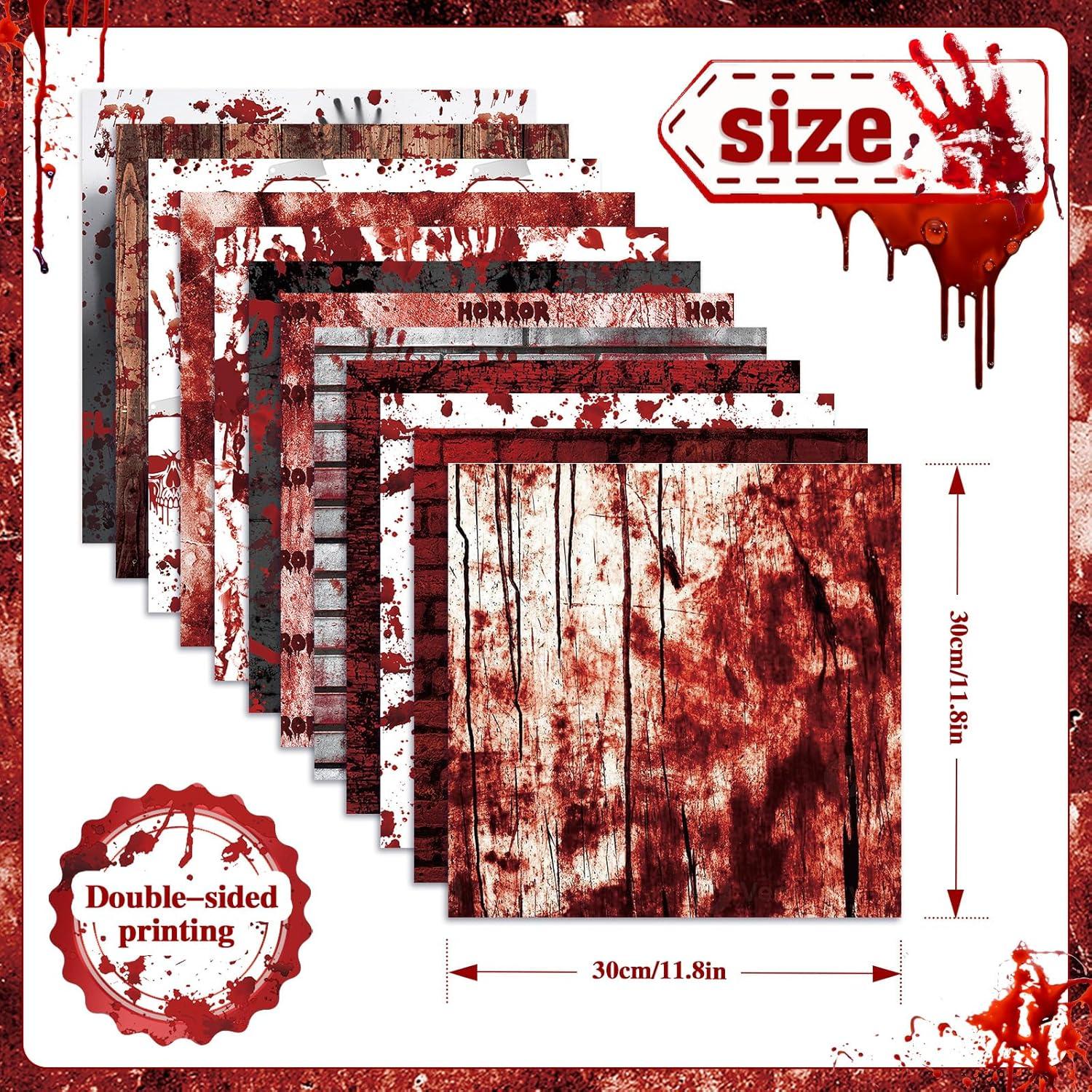 Papel de Scrapbook Halloween Konsait 30x30cm Doble Cara 24 Hojas