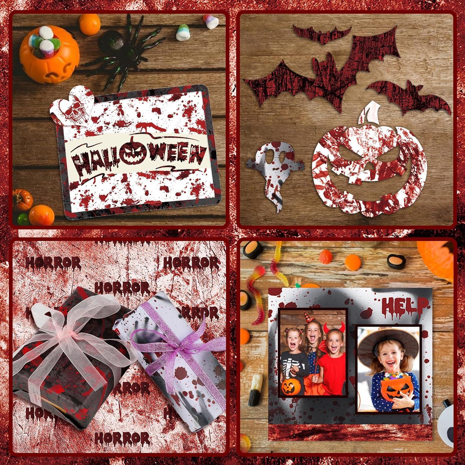 Papel de Scrapbook Halloween Konsait 30x30cm Doble Cara 24 Hojas