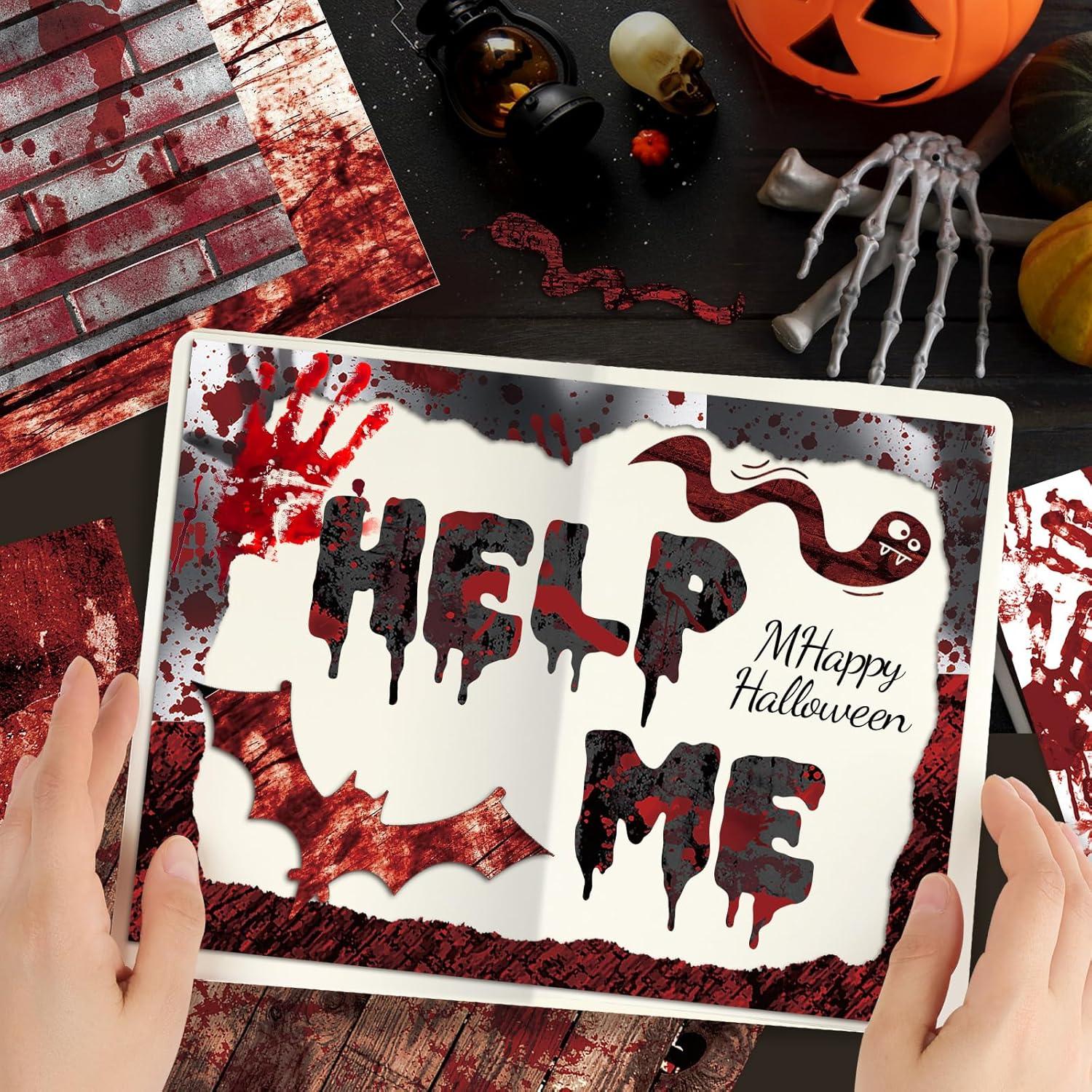 Papel de Scrapbook Halloween Konsait 30x30cm Doble Cara 24 Hojas