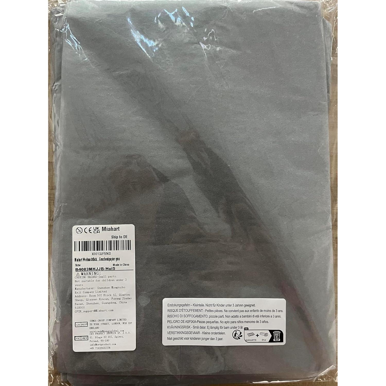 MIAHART Papel Patrón Feliz Navidad 90 Hojas A5 Rojo y Blanco