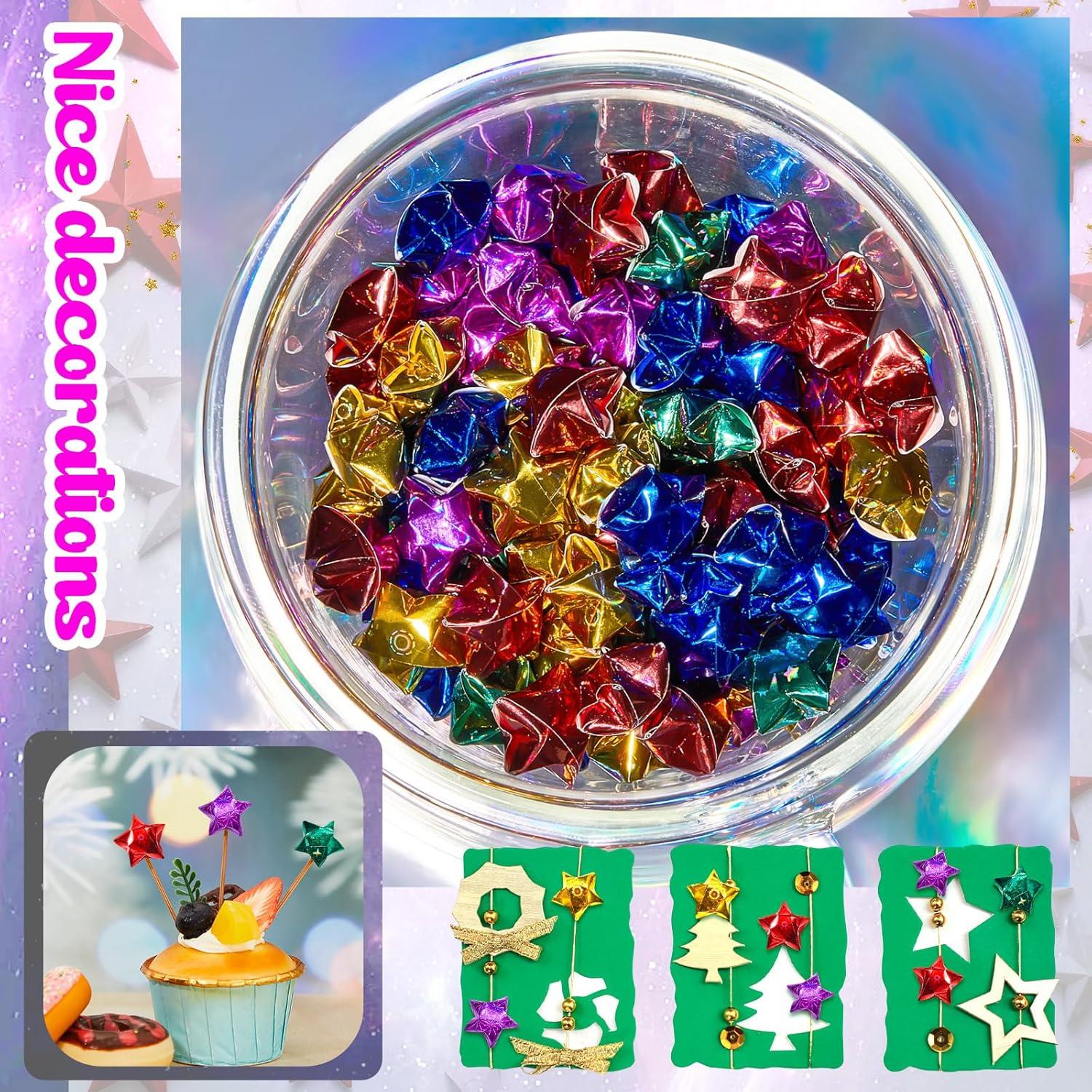 Kigeli 1000 Hojas Papel de Aluminio Origami Colorido 1.02x24.89cm