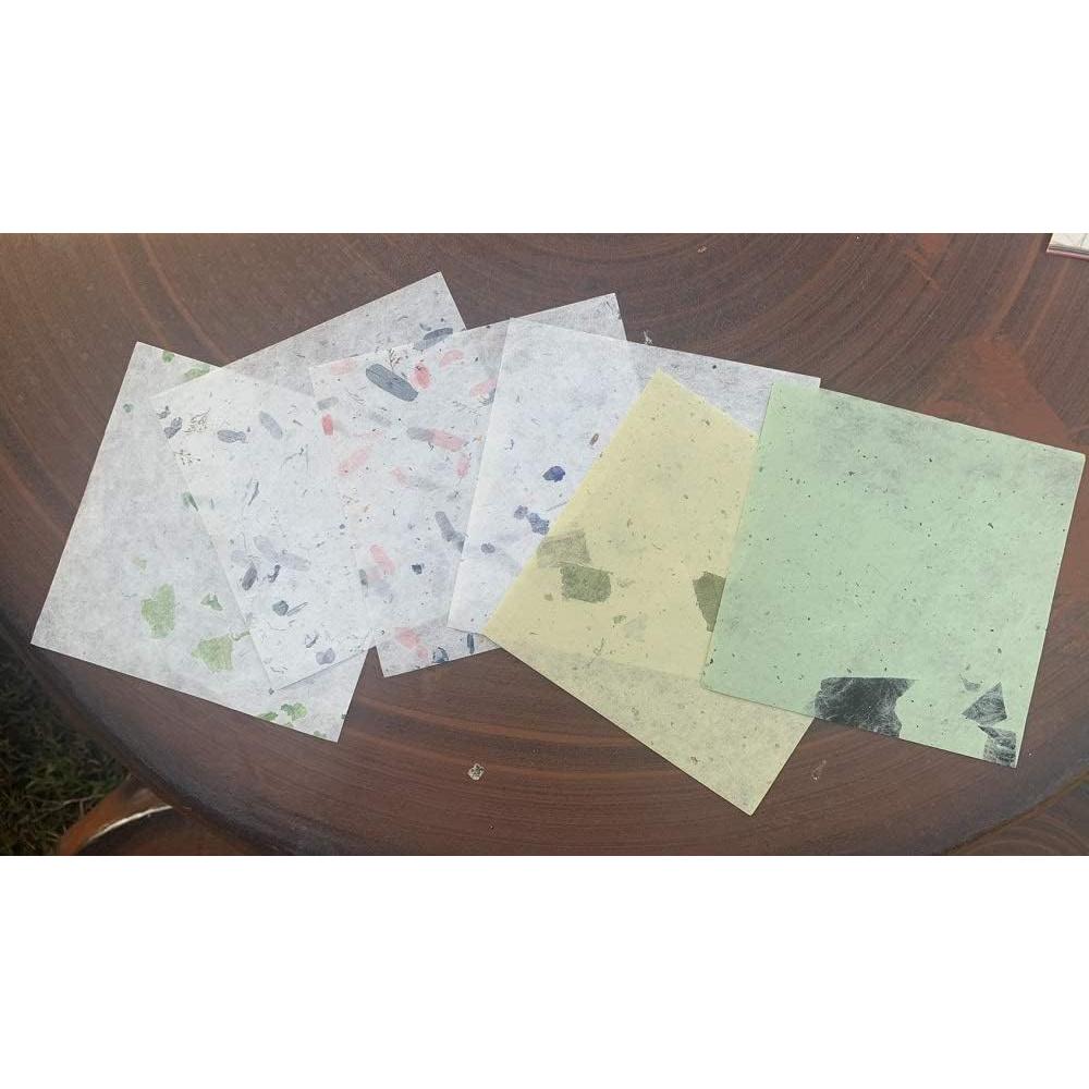 50 Hojas Papel de Origami Morera 15x15cm Colores Mezclados