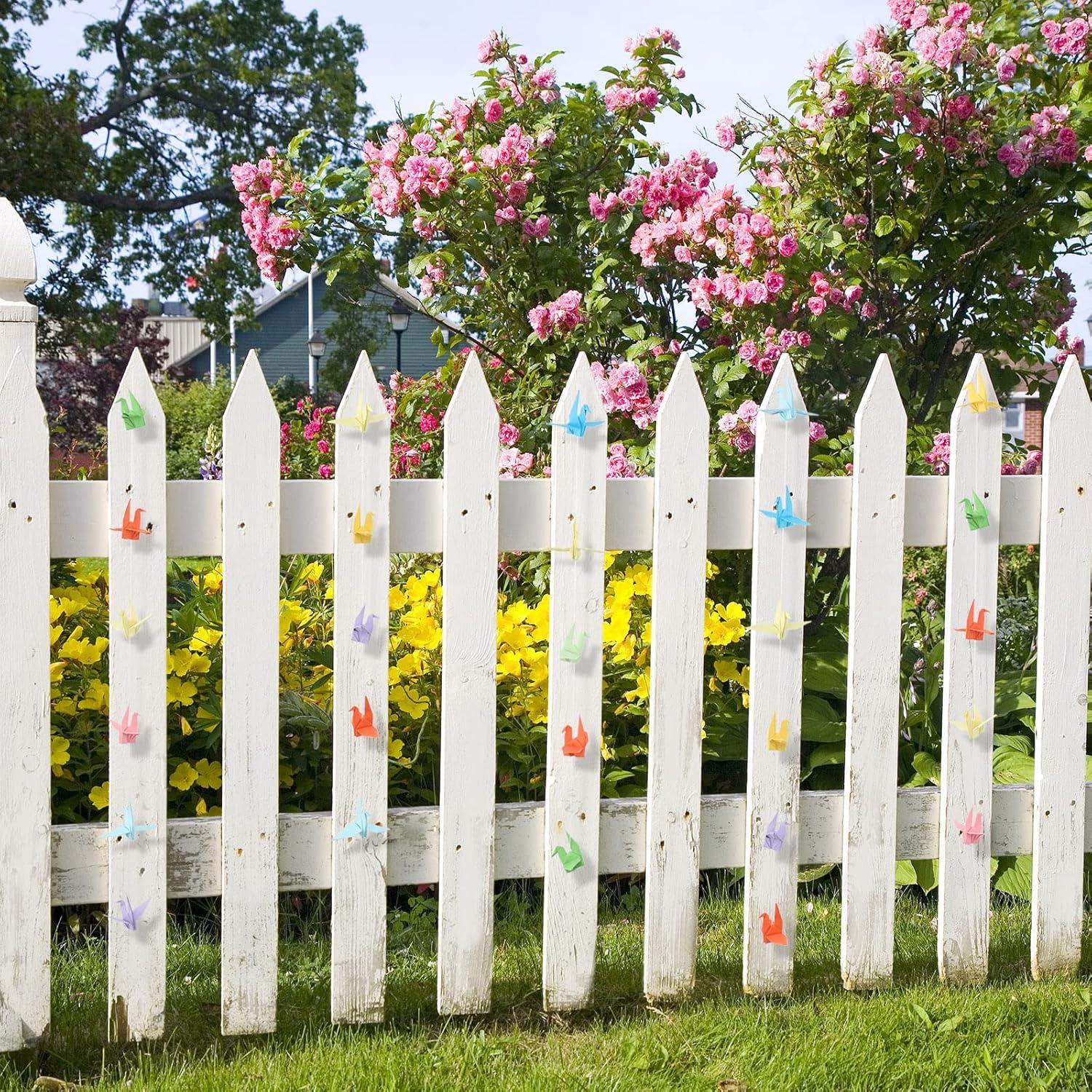 Guirnaldas de Grullas de Papel Whaline 5 Cuerdas 1.4m Arcoíris