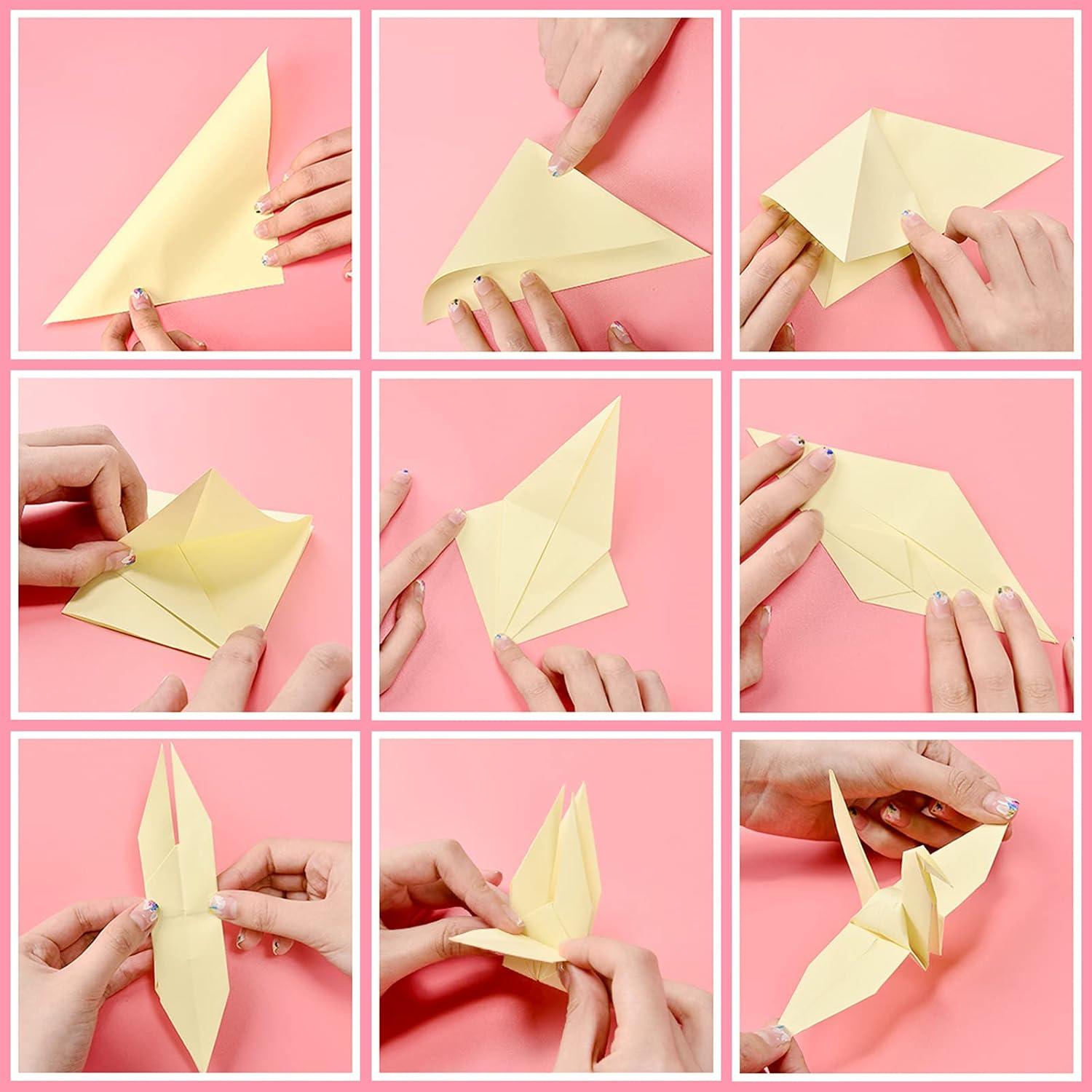 Papel de Origami Wenmer 100 Hojas 20 Colores 20x20 cm 70gsm