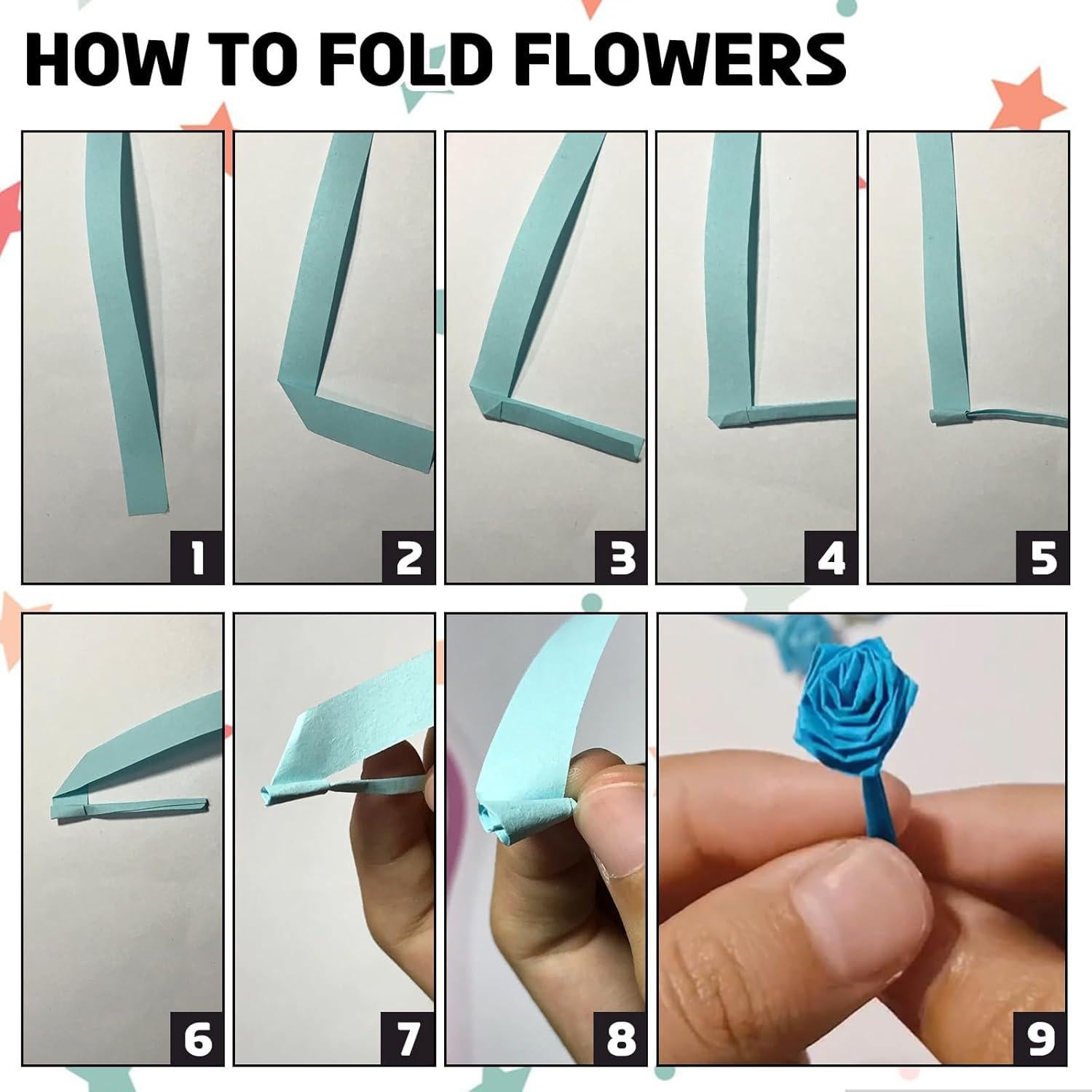 1620 Hojas de Papel Origami Waaqkid - 27 Colores Sólidos y Luminosos