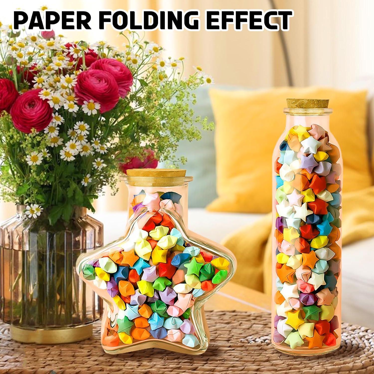 1620 Hojas de Papel Origami Waaqkid - 27 Colores Sólidos y Luminosos